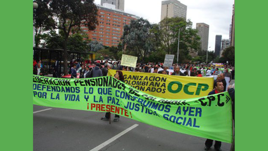 Pensionados de Colombia marcharán el 7 de agosto contra la política neoliberal de Iván&nbsp;Duque