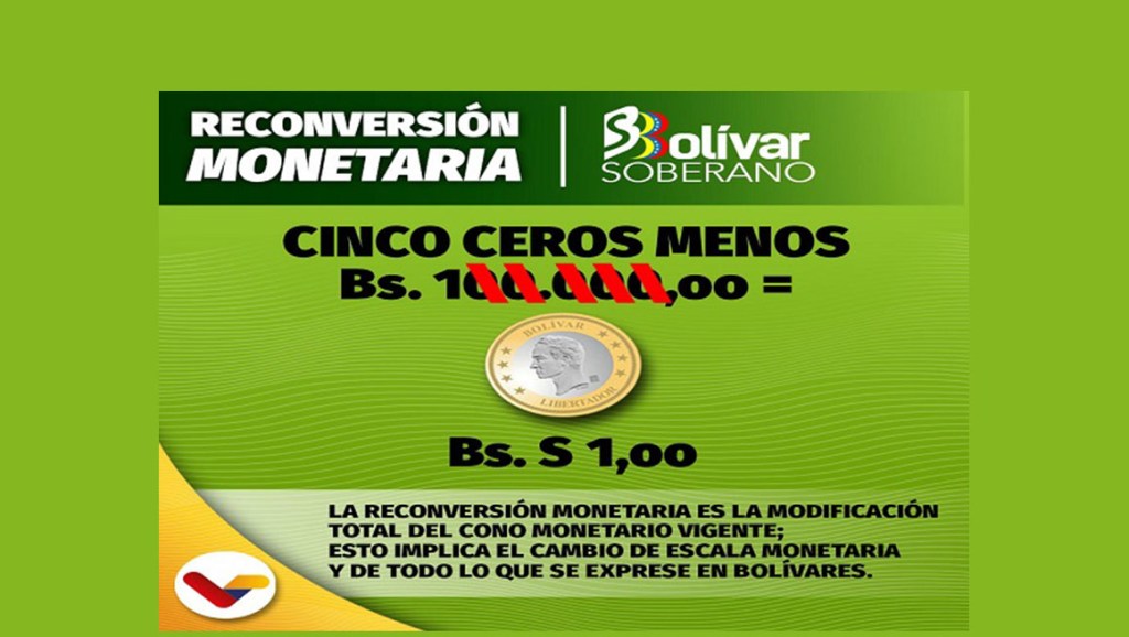 VENEZUELA | Hoy entró en vigencia Reconversión Monetaria con ocho billetes y dos&nbsp;monedas