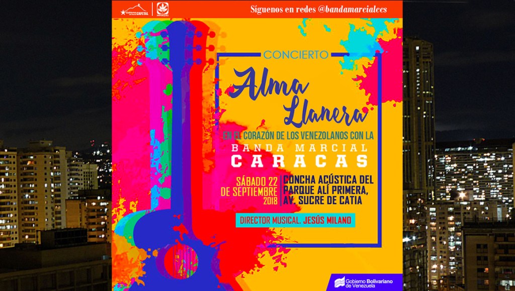 Banda Marcial Caracas celebrará con concierto 104 años del “Alma&nbsp;llanera”