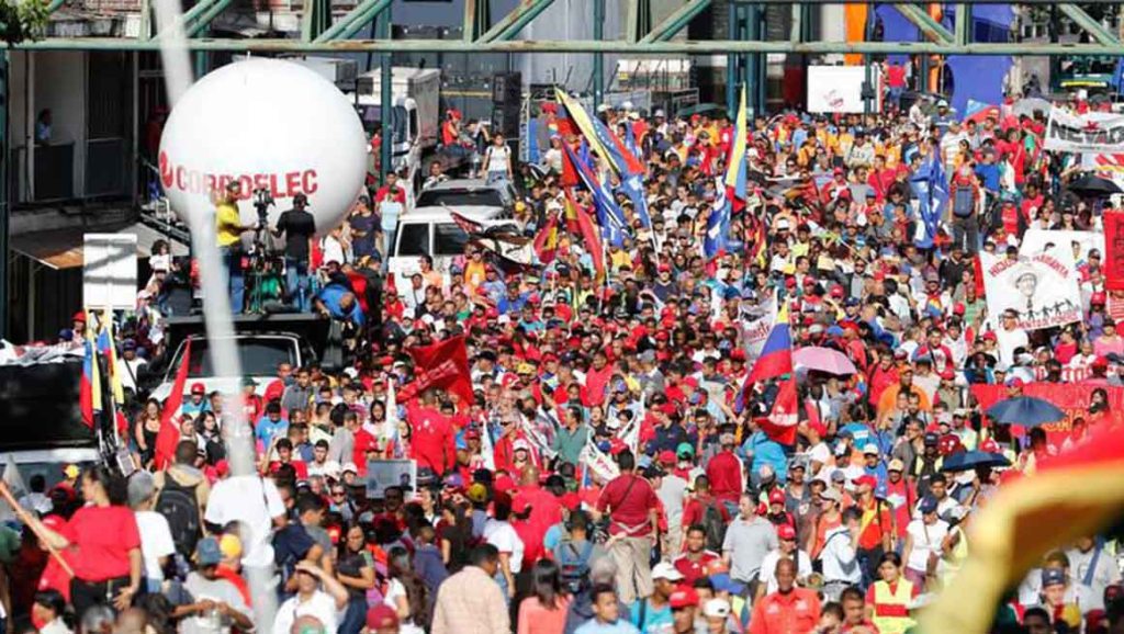 Pueblo marcha este martes contra el&nbsp;imperialismo