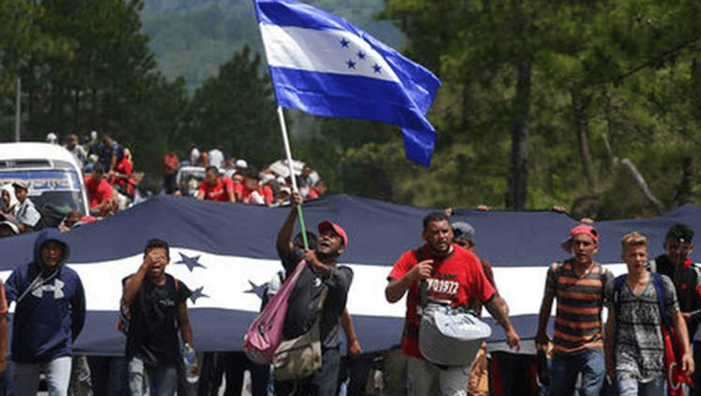 Caravana migrante de hondureños continúa paso por&nbsp;Guatemala