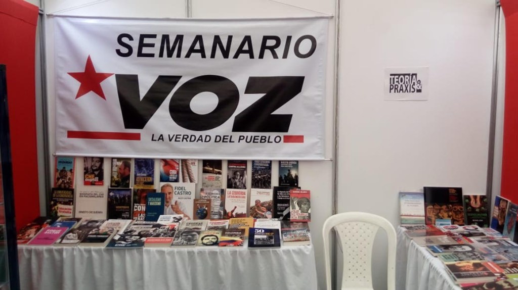 Semanario Voz y Editorial Teoría y Praxis en la Feria Internacional del Libro 2018 de&nbsp;Cali