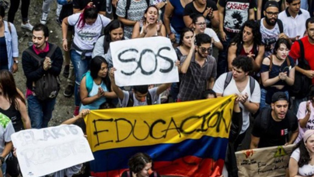 Nuevas marchas universitarias en Colombia hoy 31 de&nbsp;octubre