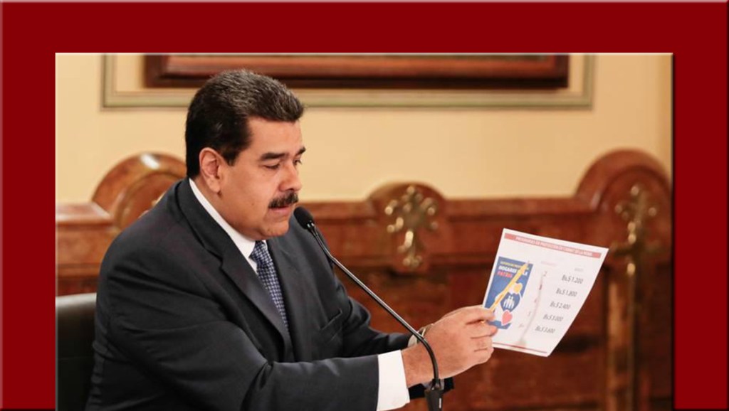 Salario mínimo mensual y pensiones se ubicarán en 4.500 Bs.&nbsp;S
