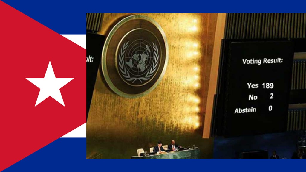 Fin del bloqueo a Cuba, un reclamo de la comunidad&nbsp;internacional
