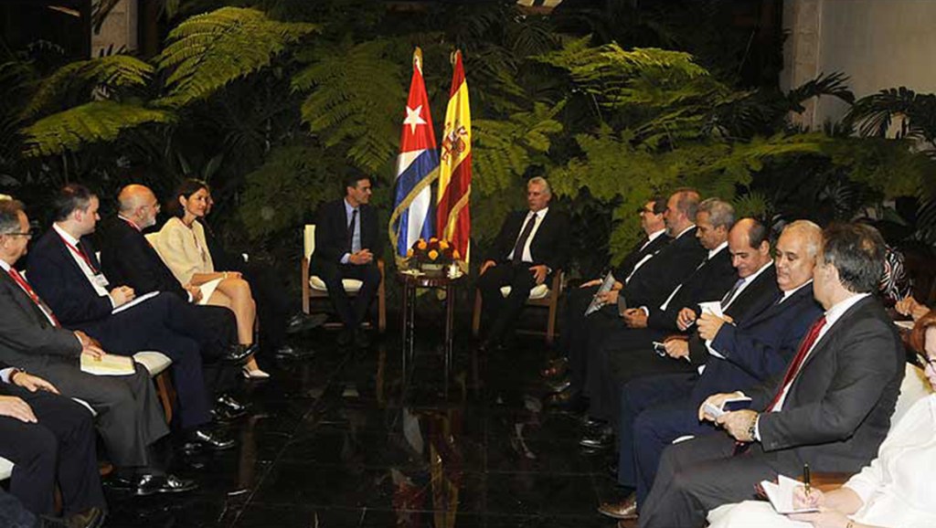 Gobierno español destaca visita de presidente Sánchez a&nbsp;Cuba