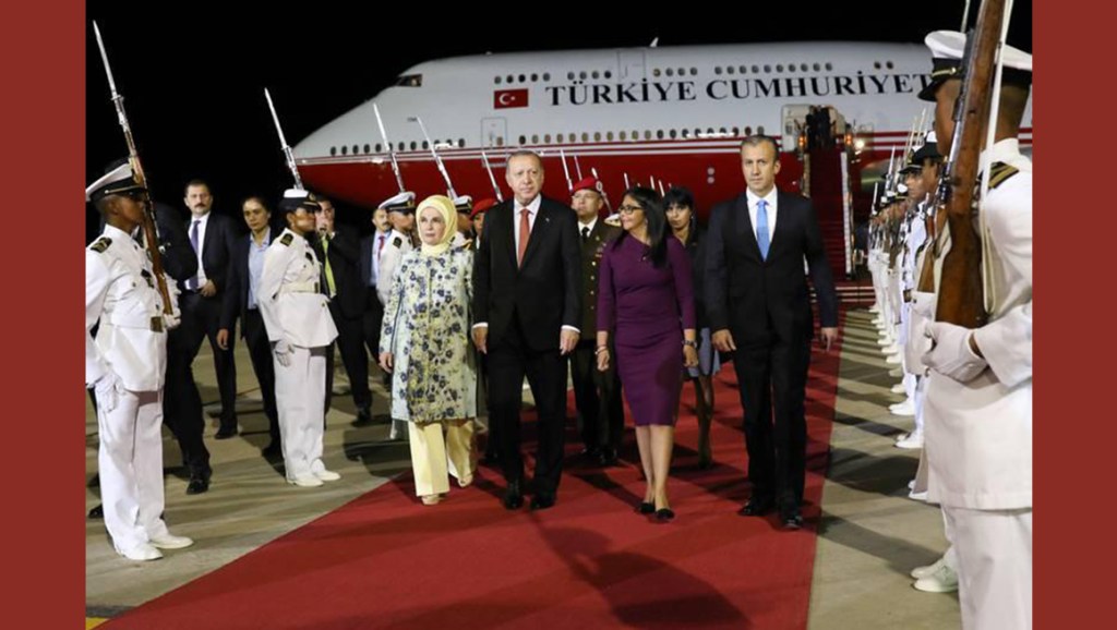 Presidente de Turquía llega a Venezuela para estrechar lazos de&nbsp;cooperación