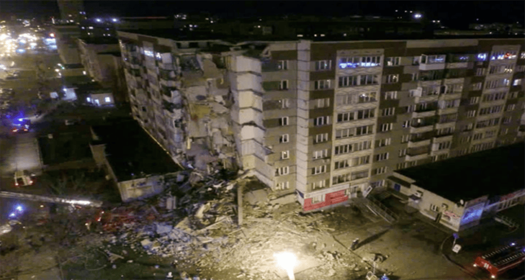 RUSIA: 80 DESAPARECIDOS TRAS EL COLAPSO PARCIAL DE UN&nbsp;EDIFICIO.