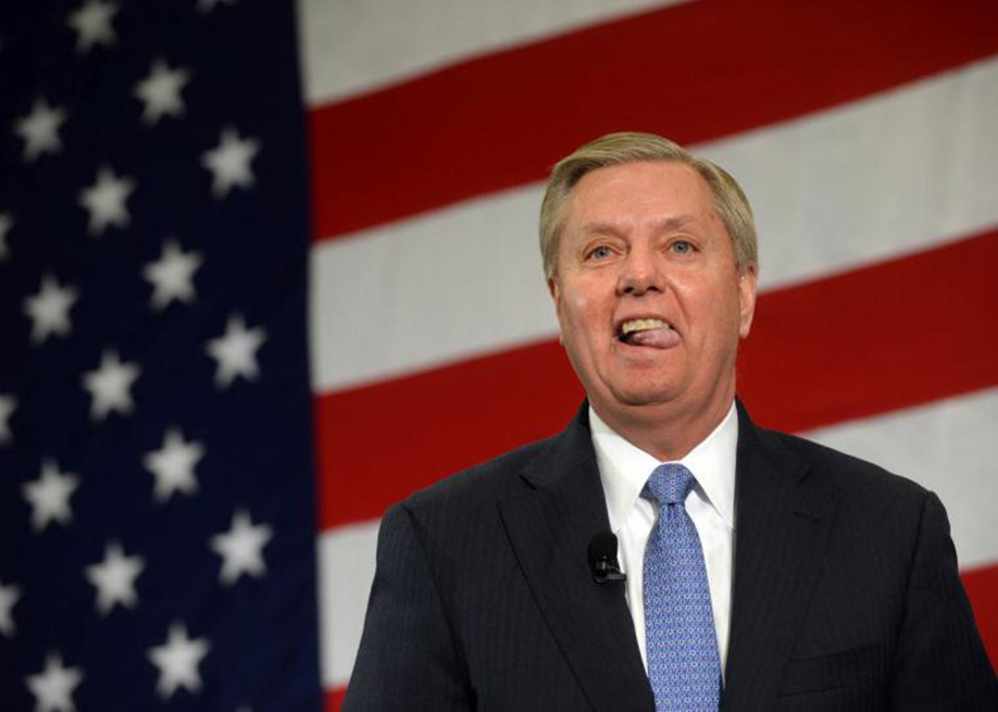 TRUMP ESTÁ DE ACUERDO EN REEVALUAR EL RETIRO DE TROPAS DE SIRIA DEBIDO AL »’PELIGRO DE UN SEGUNDO 9/11» : SENADOR LINDSAY&nbsp;GRAHAM