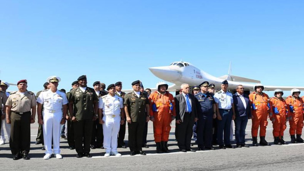 Venezuela da la bienvenida a la Fuerza Aérea Rusa que participa en vuelos operativos&nbsp;combinados