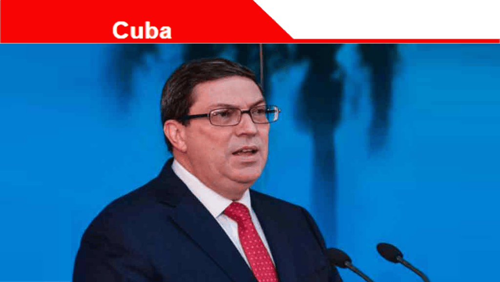 Rechaza canciller Bruno Rodríguez acusaciones de EE.UU. contra&nbsp;Cuba