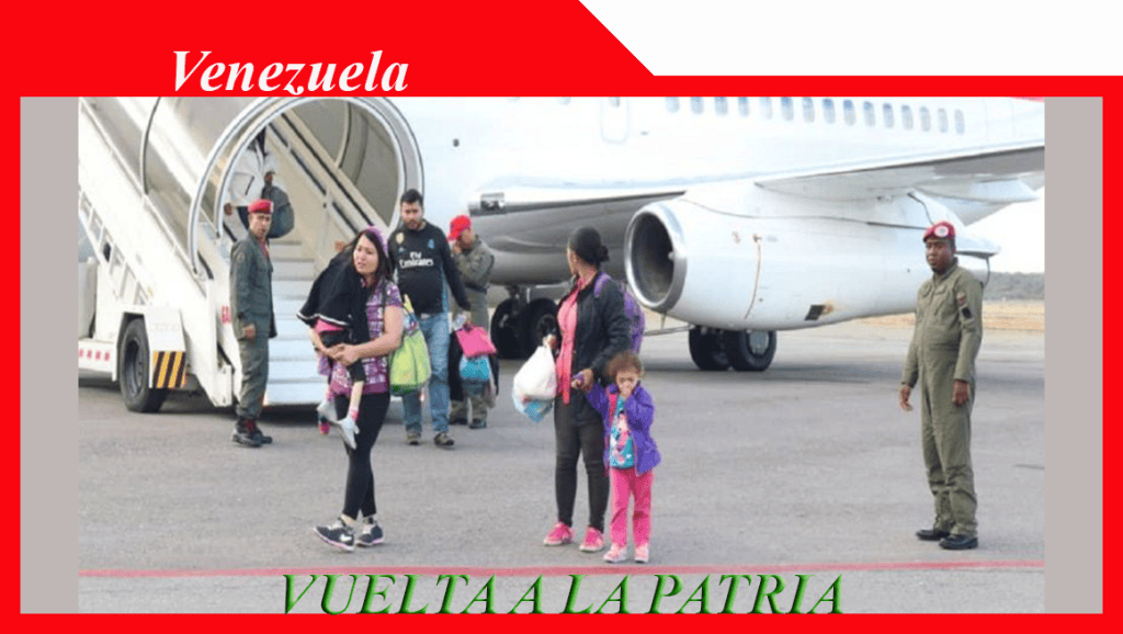Plan Vuelta a la Patria | Arribó a Venezuela avión presidencial con familias agredidas en&nbsp;Ecuador