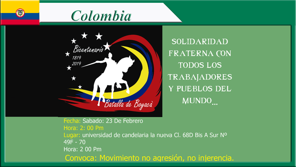 Jornada contra la guerra de Duque y Trump en Ciudad&nbsp;Bolívar