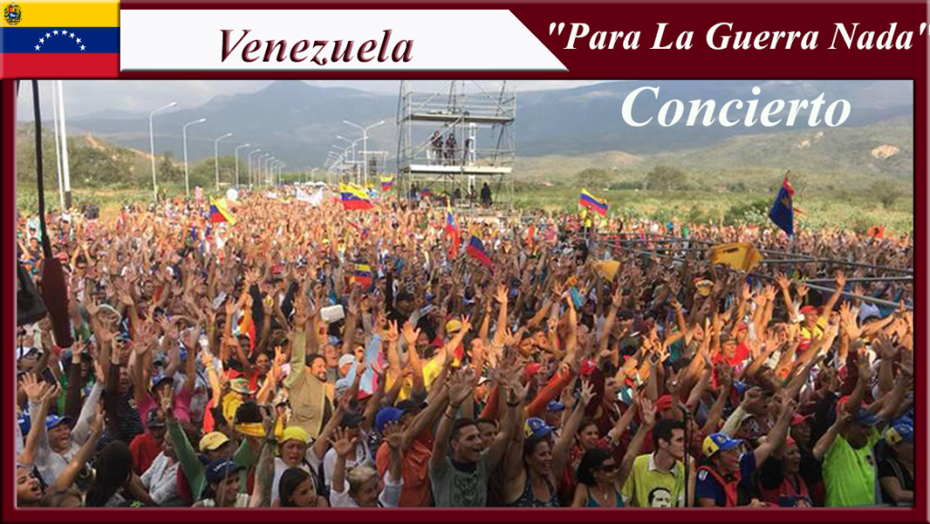 Con concierto en Táchira artistas del mundo repudian intervencionismo de&nbsp;EEUU