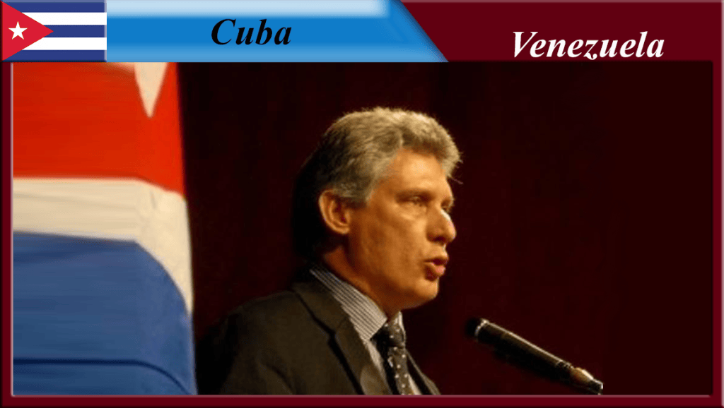 Díaz Canel: Venezuela jamás ha sido una amenaza para ningún pueblo del&nbsp;mundo