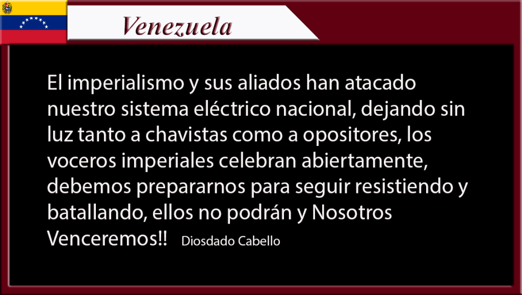 Ataques de alta sofisticación tecnológica, cibernética y electromagnética contra servicio eléctrico en&nbsp;Venezuela