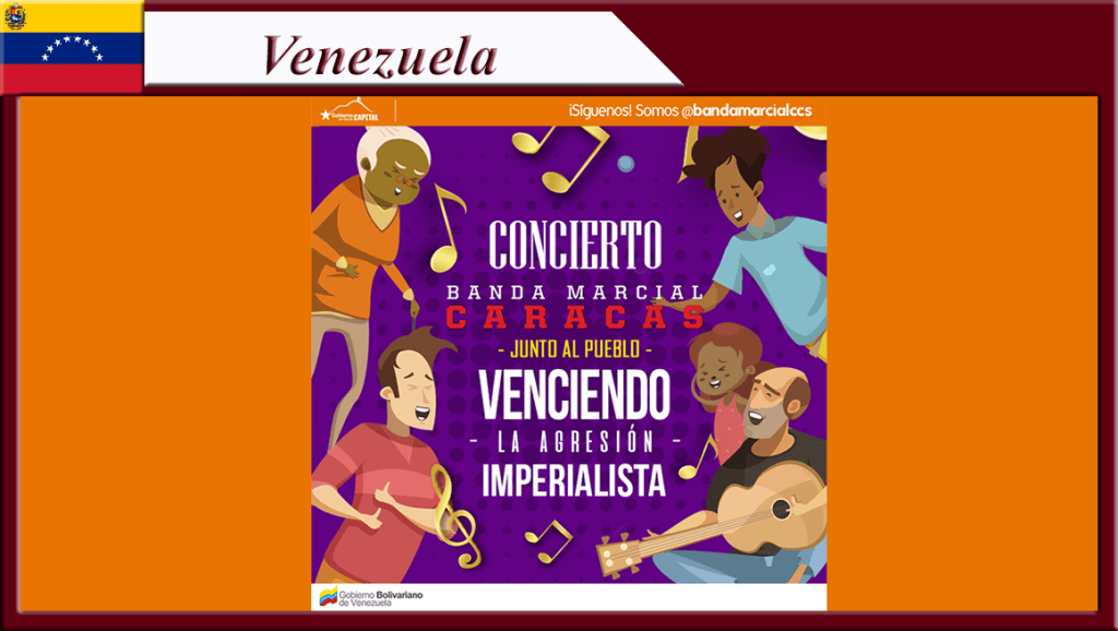 Joropo antimperialista con la Banda Marcial&nbsp;Caracas
