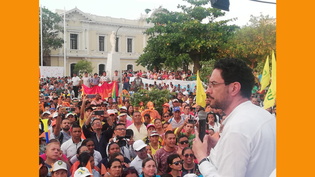 Santa Marta desbordante de apoyo y cariño hacia sus líderes Rafael Martínez y Carlos&nbsp;Caicedo