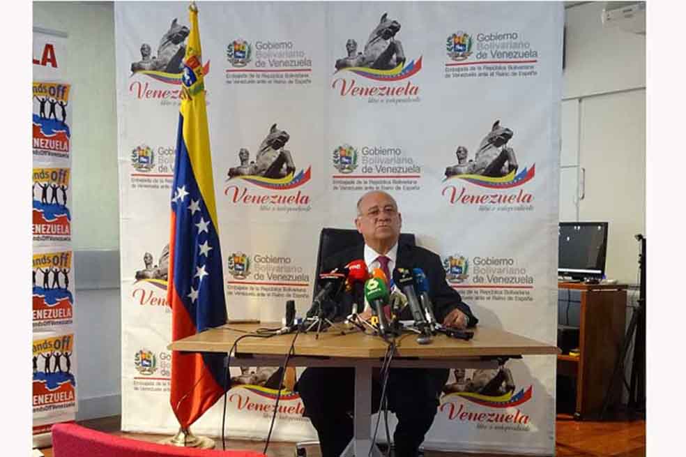 Venezuela emplaza a Europa a retirar apoyo a opositor Juan&nbsp;Guaidó
