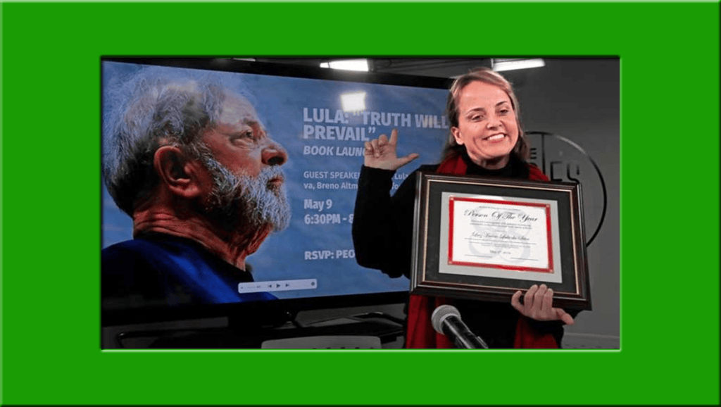 Otorgan a Lula en Nueva York título de Personalidad del&nbsp;Año