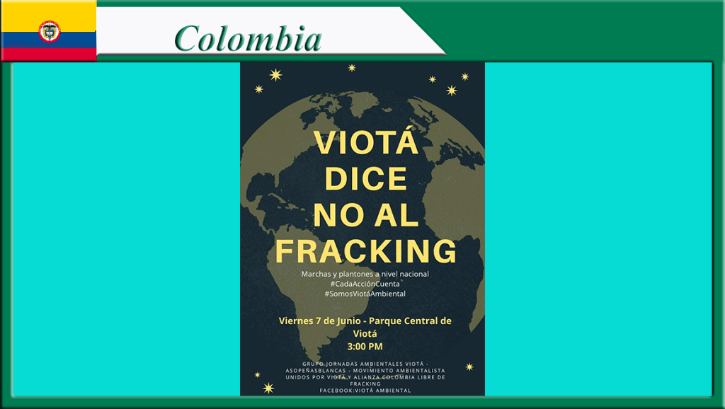 Convocan manifestación popular en Viotá contra el&nbsp;Fracking