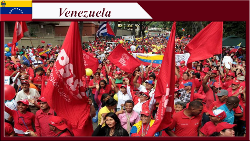 PSUV convoca marcha hasta Miraflores para celebrar un año del triunfo electoral del presidente&nbsp;Maduro