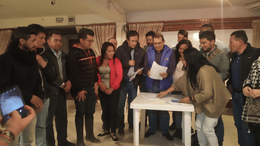 Celio Nieves y Jorge Rojas en encuentro con líderes de Ciudad&nbsp;Bolivar