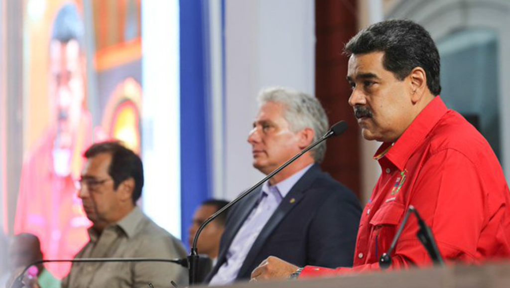 Presidentes de Venezuela y Cuba clausuran XXV Foro de Sao Paulo en&nbsp;Caracas