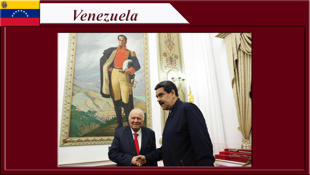 Enrique Iglesias se reunió con Maduro en&nbsp;Miraflores