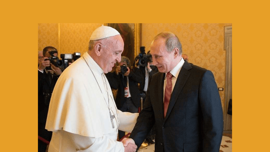 Papa Francisco recibe en audiencia al presidente ruso, Vladimir&nbsp;Putin