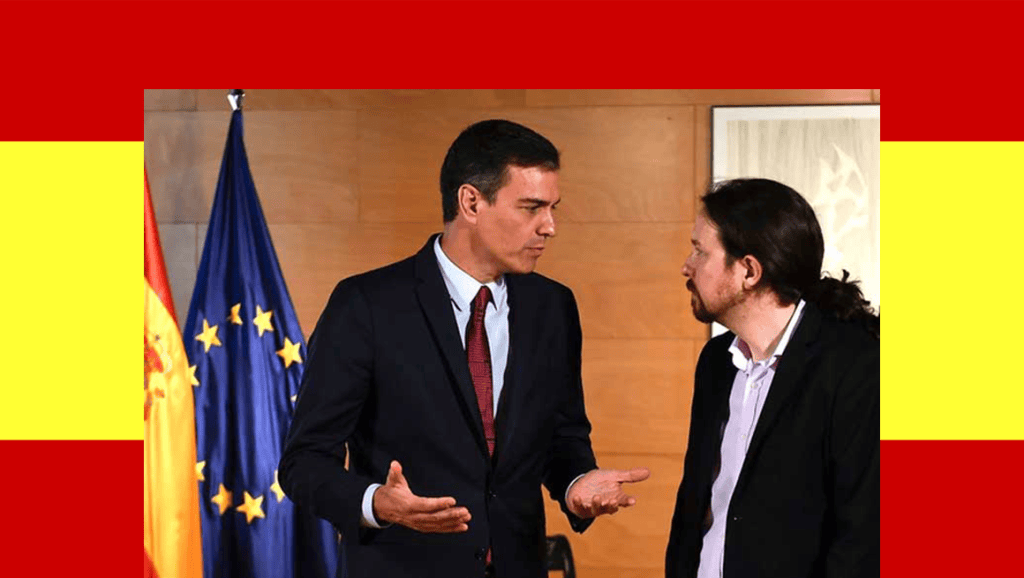 Militantes de Podemos apoyan Gobierno de coalición en&nbsp;España