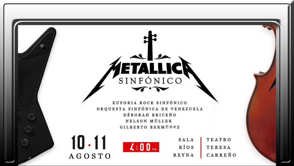 “Metallica Sinfónico” llega a la Sala Ríos Reynacon un espectáculo sin&nbsp;precedentes