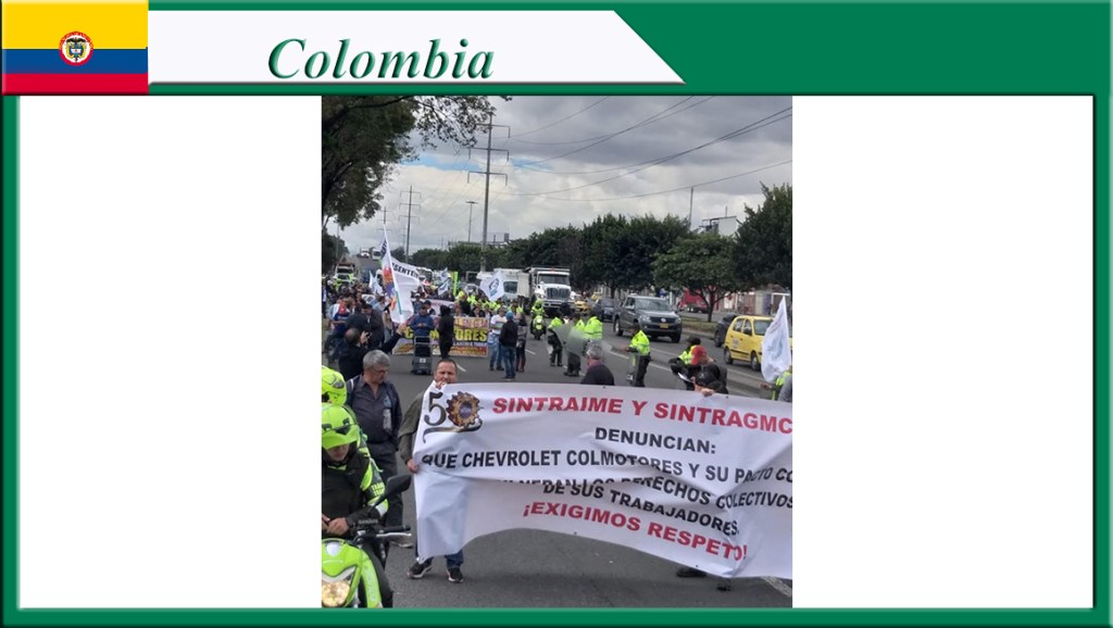 Federación Sindical Mundial FSM respalda a trabajadores de General Motors&nbsp;Colmotores