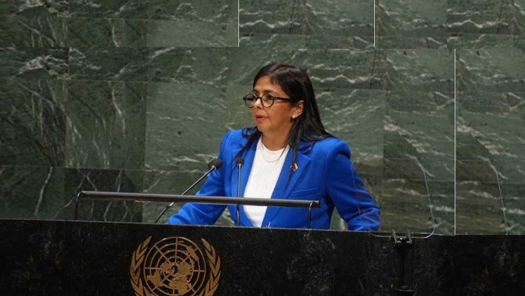 Delcy Rodríguez presenta a la ONU los coordenadas de los campos de entrenamiento de terroristas en Colombia&nbsp;(+Video)
