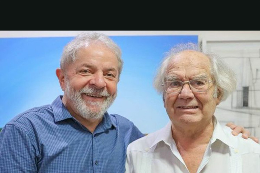Lula recibe visita de Adolfo Pérez Esquivel, Premio Nobel de la&nbsp;Paz