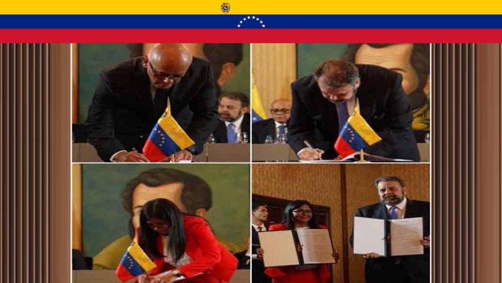 Gobierno y oposición venezolanos firman acuerdo de diálogo por la paz&nbsp;(+Video)