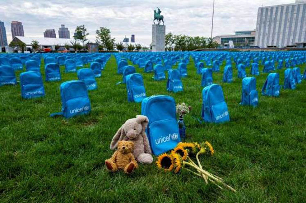 Instalación en ONU recuerda alarmantes muertes de niños en&nbsp;conflictos