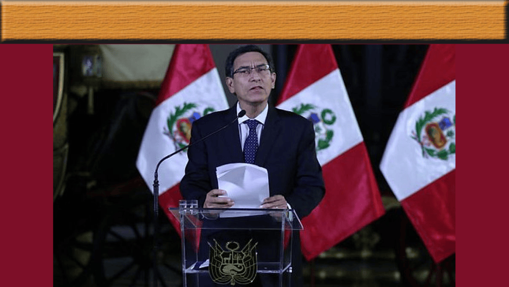 Presidente Martín Vizcarra anuncia disolución de Congreso de la&nbsp;República