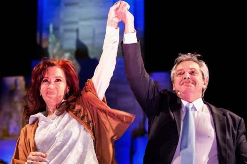 Alberto y Cristina Fernández juntos en Día de la Lealtad en&nbsp;Argentina