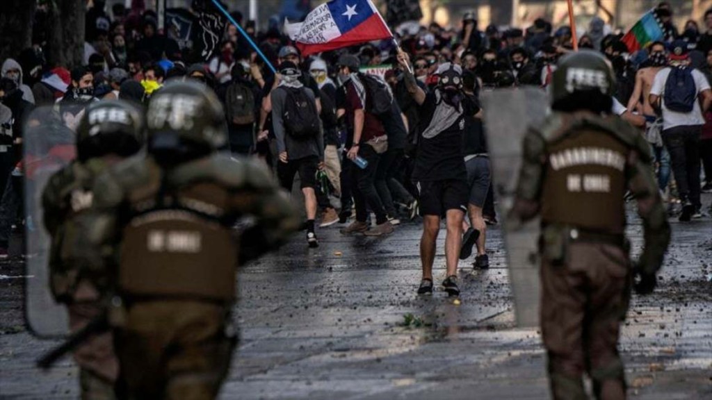 La policía hiere a un observador de DDHH en&nbsp;Chile