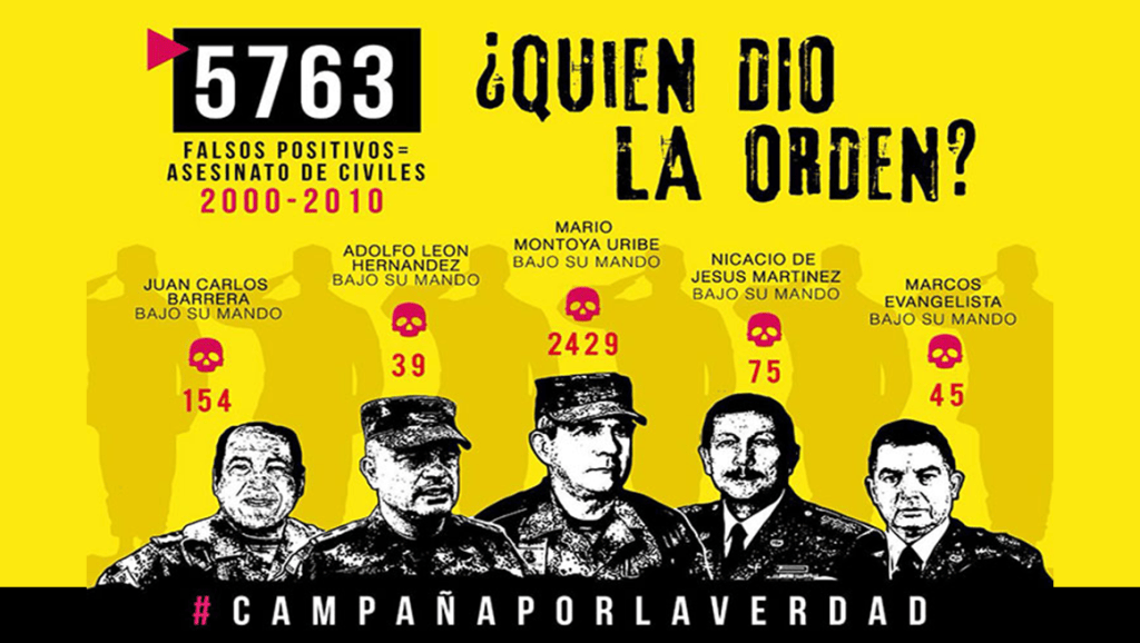 Impulsan en Colombia campaña contra crímenes de&nbsp;Estado