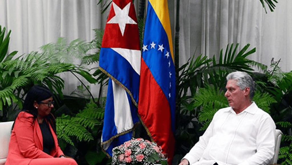 Díaz-Canel recibió a Delcy Rodríguez, vicepresidenta ejecutiva de&nbsp;Venezuela