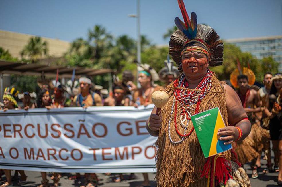 Líderes indígenas exigen demandas al Gobierno y Supremo de&nbsp;Brasil