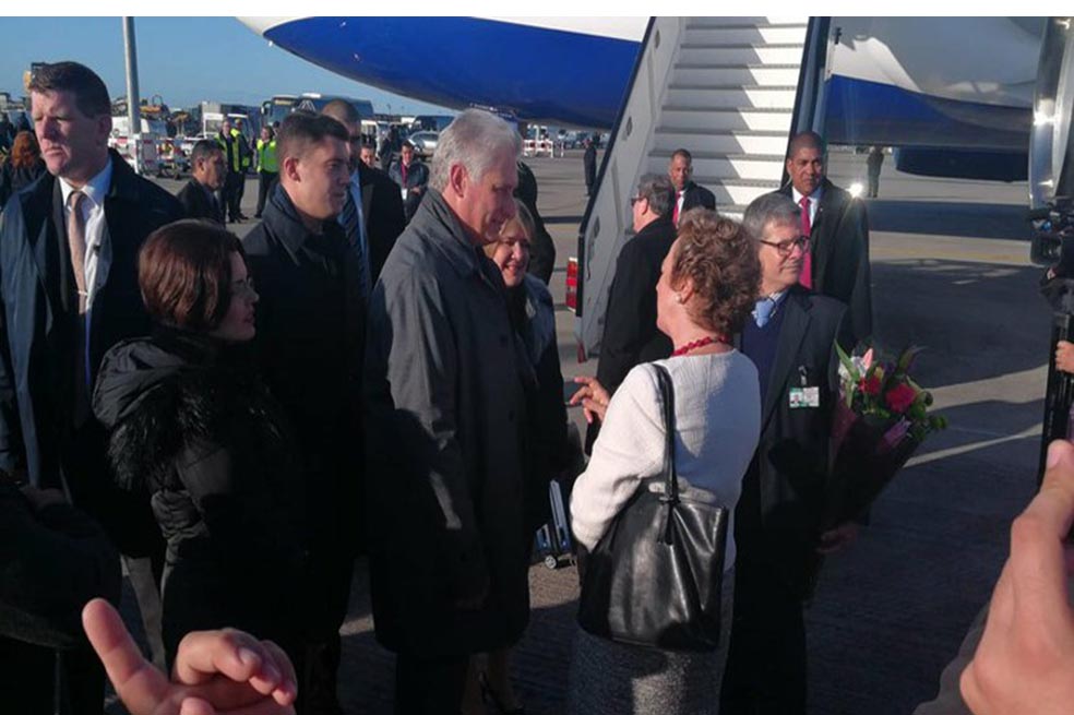Presidente de Cuba concluye visita oficial a&nbsp;Irlanda