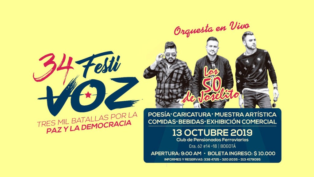 Estamos a pocas horas del Festival del Periódico VOZ en&nbsp;Bogotá