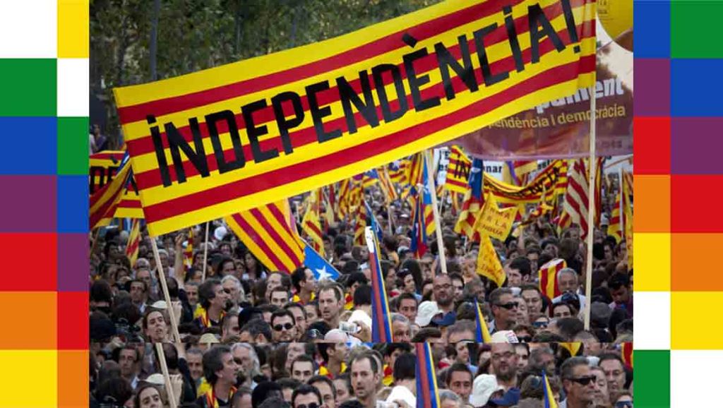 Cataluña será libre a pesar del fascista y decadente imperio&nbsp;español.