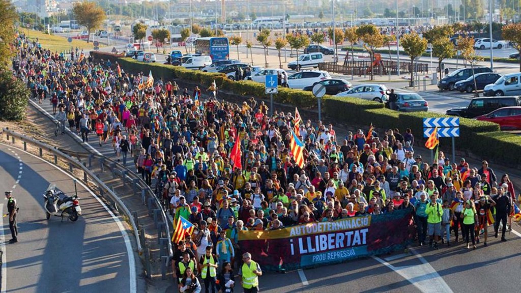 Casi 100 detenidos y más de 350 heridos: el balance de las protestas en&nbsp;Cataluña