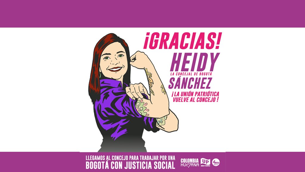 Parte de victoria del PCC y UP en&nbsp;Bogotá