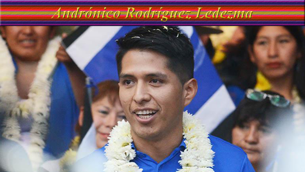 Andrónico Rodríguez líder que podría suceder a Evo&nbsp;Morales