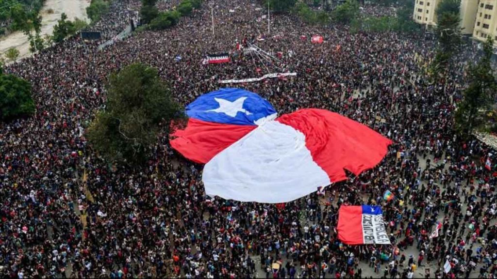 Estiman 3,7 millones de asistentes a alguna de protestas en&nbsp;Chile